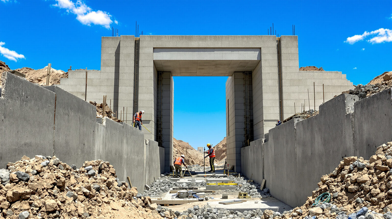 Profondeur fondation portail : Guide complet pour bien dimensionner vos fondations